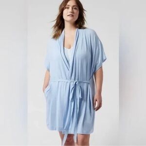 Athleta Sky Blue Robe